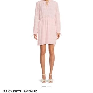 SAKS FIFTH AVE beige Women's Dress Size S NWT